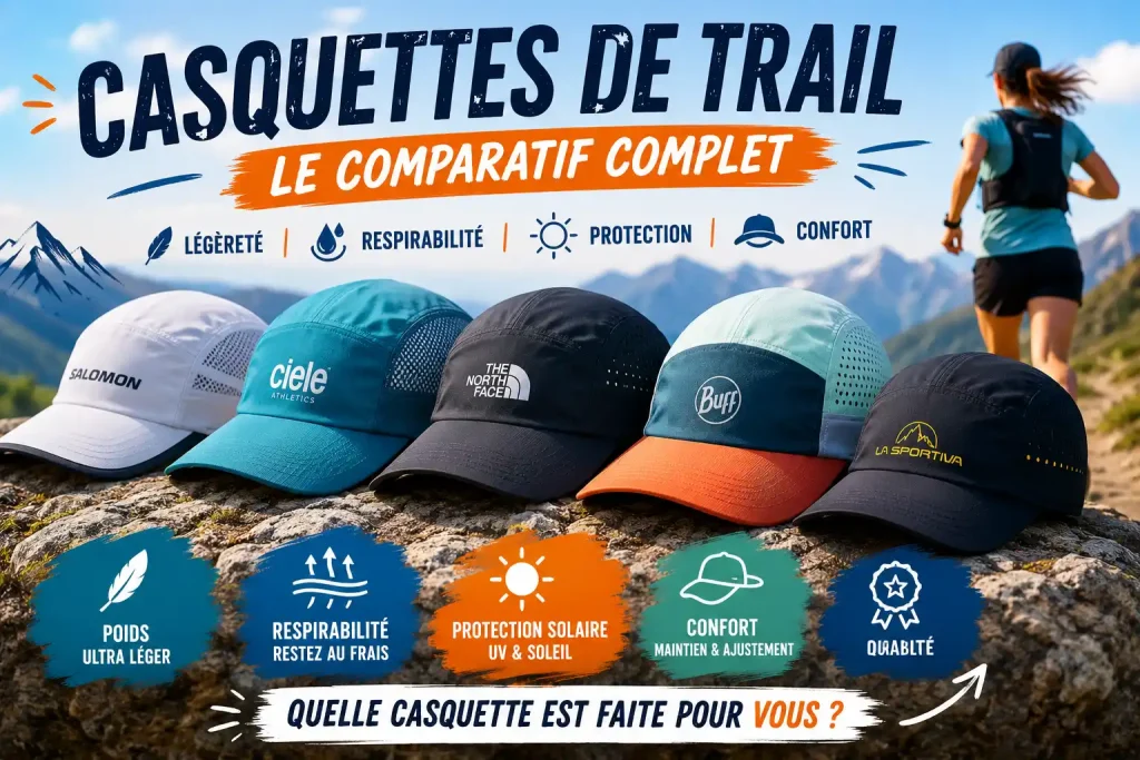 Meilleure Casquette de Trail 2026 — Comparatif : Ciele, Compressport, Adidas...