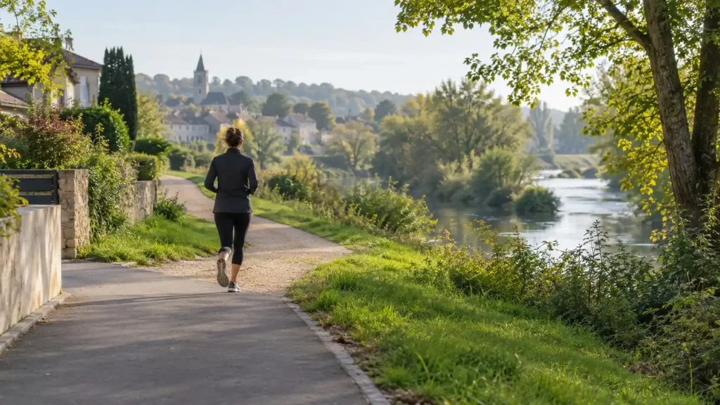 Courir depuis chez soi : construire une boucle entre route et chemins